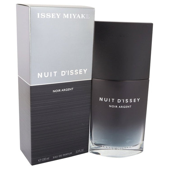 Nuit D'issey Noir Argent Eau De Parfum Spray By Issey Miyake for Men 3.3 oz