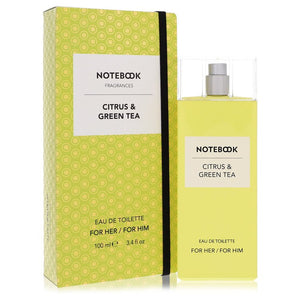 Notebook Citrus & Green Tea Eau De Toilette Spray (Unisex) By Selectiva SPA for Women 3.4 oz