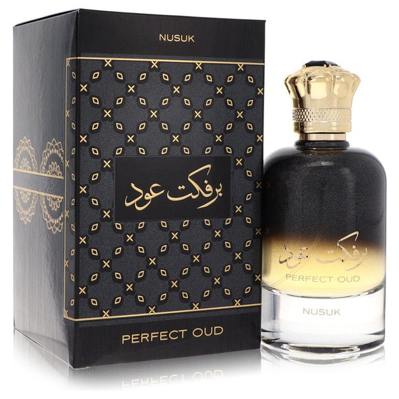 Nusuk Perfect Oud Eau De Parfum Spray (Unisex) By Nusuk for Men 3.4 oz