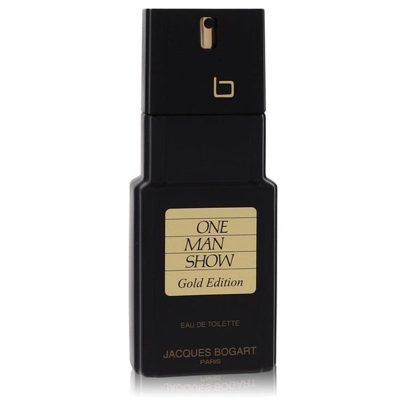 One Man Show Gold Eau De Toilette Spray (Tester) By Jacques Bogart for Men 3.3 oz
