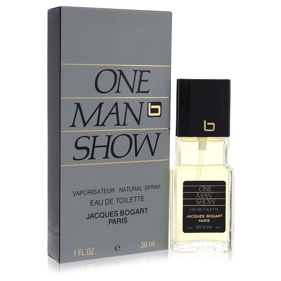 One Man Show Eau De Toilette Spray By Jacques Bogart for Men 1 oz