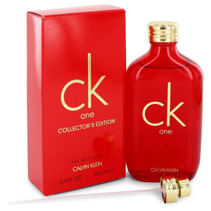 Ck One Eau De Toilette Spray (Unisex Red collector's Edition) By Calvin Klein for Women 3.3 oz