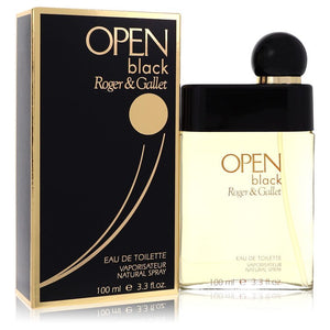 Open Black Eau De Toilette Spray By Roger & Gallet for Men 3.3 oz