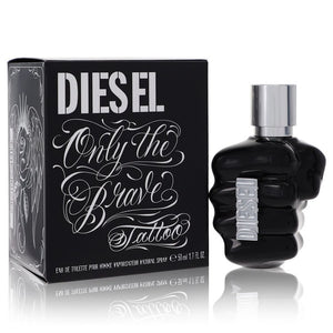 Only The Brave Tattoo Eau De Toilette Spray By Diesel for Men 1.7 oz