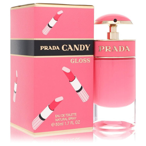 Prada Candy Gloss Eau De Toilette Spray By Prada for Women 1.7 oz