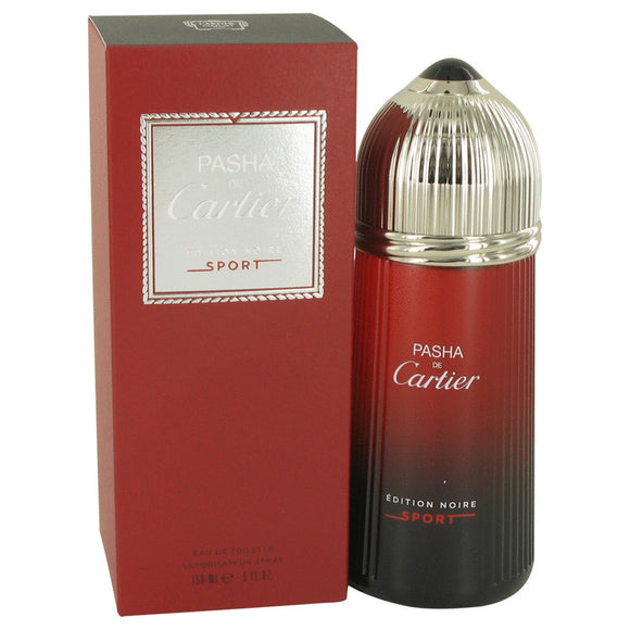 Pasha De Cartier Noire Sport Eau De Toilette Spray By Cartier for Men 5.1 oz