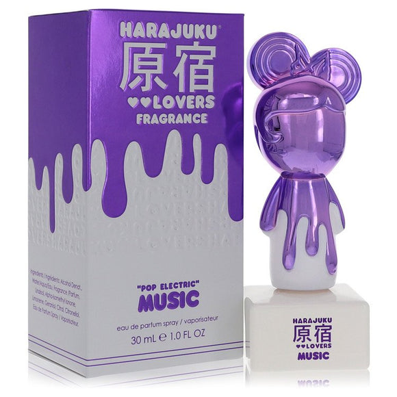 Harajuku Lovers Pop Electric Music Eau De Parfum Spray By Gwen Stefani for Women 1 oz