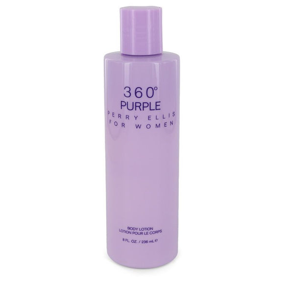 Perry Ellis 360 Purple Body Lotion By Perry Ellis for Women 8 oz