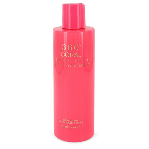 Perry Ellis 360 Coral Body Lotion By Perry Ellis for Women 8 oz