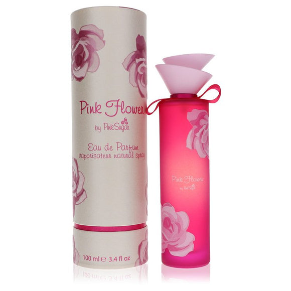 Pink Flower Eau De Parfum Spray By Aquolina for Women 3.4 oz