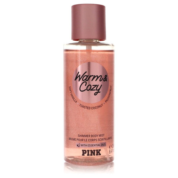 Pink Warm And Cozy Shimmer Body Mist By Victoria's Secret for Women 8.4 oz