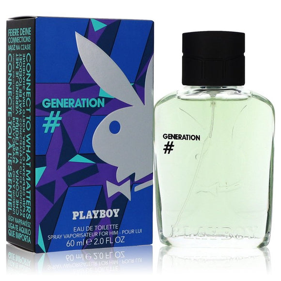 Playboy Generation Eau De Toilette Spray By Playboy for Men 2 oz