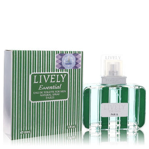 Lively Essential Eau De Toilette Spray By Parfums Lively for Men 3.3 oz