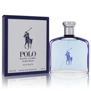 Polo Ultra Blue Eau De Toilette Spray By Ralph Lauren for Men 4.2 oz