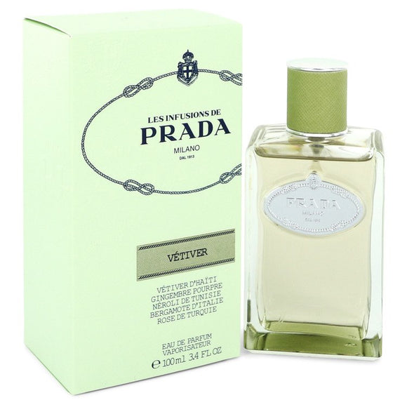 Prada Infusion De Vetiver Eau De Parfum Spray By Prada for Men 3.4 oz