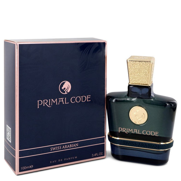 Primal Code Eau De Parfum Spray By Swiss Arabian for Men 3.4 oz