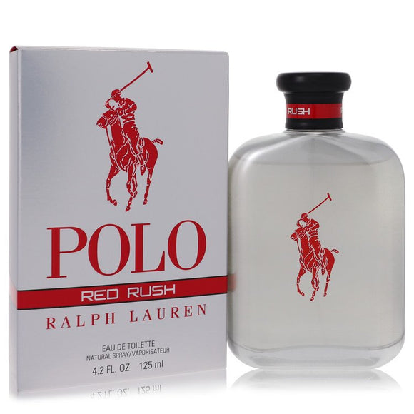 Polo Red Rush Eau De Toilette Spray By Ralph Lauren for Men 4.2 oz