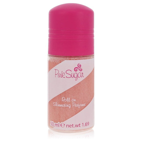 Pink Sugar Roll-on Shimmering Perfume By Aquolina for Women 1.7 oz