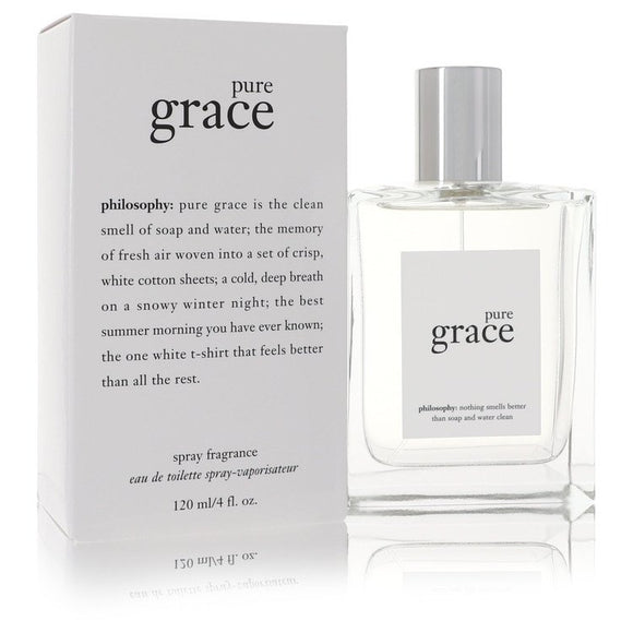 Pure Grace Eau De Toilette Spray By Philosophy for Women 4 oz