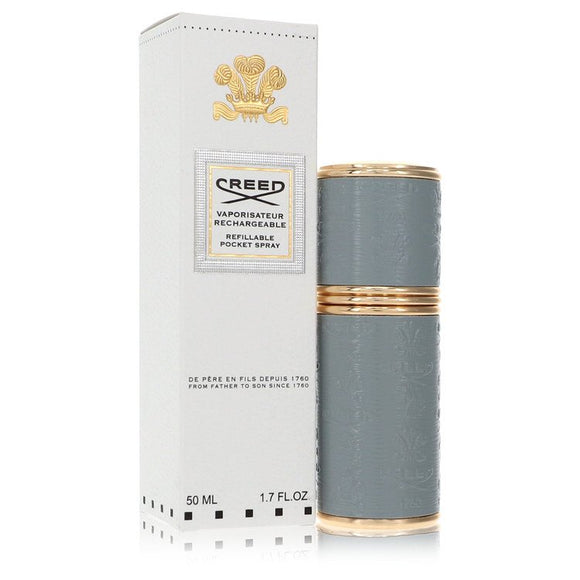 Refillable Pocket Spray Refillable Perfume Atomizer (Grey Unisex) By Creed for Men 1.7 oz