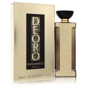 Riiffs Deoro Patchouli Eau De Parfum Spray (Unisex) By Riiffs for Men 3.4 oz