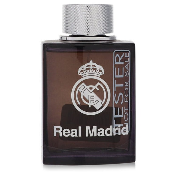 Real Madrid Black Eau De Toilette Spray (Tester) By Air Val International for Men 3.4 oz