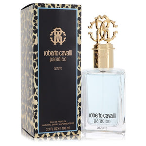 Roberto Cavalli Paradiso Azzurro Perfume By Roberto Cavalli Eau De Parfum Spray for Women 3.3 oz