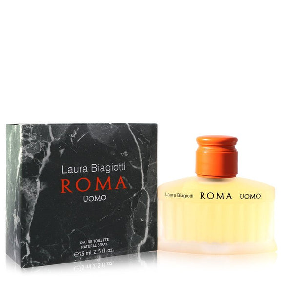 Roma Eau De Toilette Spray By Laura Biagiotti for Men 2.5 oz