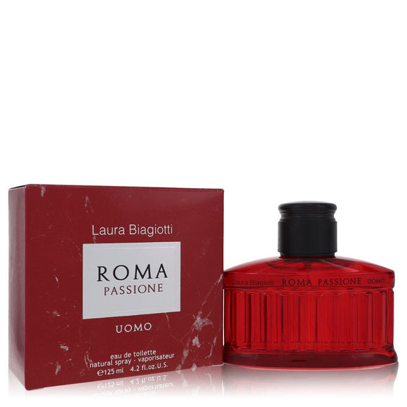 Roma Passione Eau De Toilette Spray By Laura Biagiotti for Men 4.2 oz