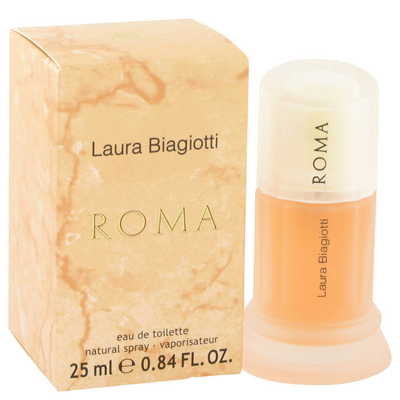 Roma Eau De Toilette Spray By Laura Biagiotti for Women 0.8 oz