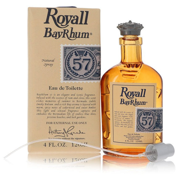 Royall Bay Rhum 57 Eau De Toilette Spray By Royall Fragrances for Men 4 oz