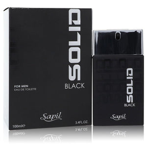 Sapil Solid Black Eau De Toilette Spray By Sapil for Men 3.4 oz