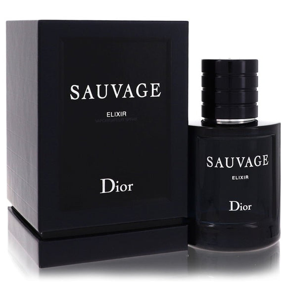 Sauvage Elixir Eau De Parfum Spray By Christian Dior for Men 2 oz