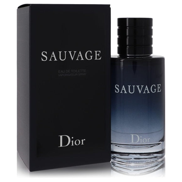Sauvage Eau De Toilette Spray (Refillable) By Christian Dior for Men 3.4 oz