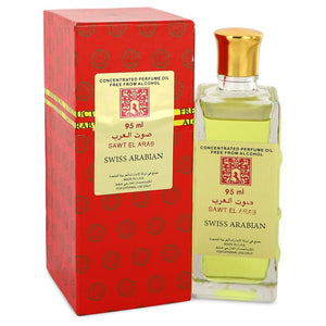 Sawt El Arab Concentrated Perfume Oil Free From Alcohol (Unisex) By Swiss Arabian for Women 3.2 oz