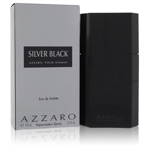 Silver Black Eau De Toilette Spray By Azzaro for Men 3.4 oz