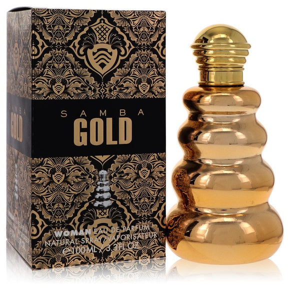Samba Gold Eau De Parfum Spray By Perfumers Workshop for Women 3.3 oz