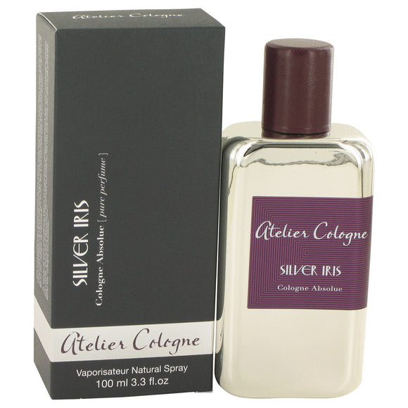 Silver Iris Pure Perfume Spray By Atelier Cologne for Men 3.3 oz