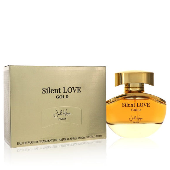 Silent Love Gold Eau De Parfum Spray By Jack Hope for Women 3.3 oz