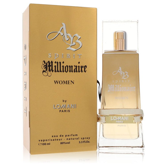 Spirit Millionaire Eau De Parfum Spray By Lomani for Women 3.3 oz