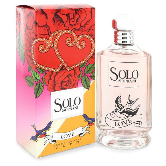 Solo Love Eau De Toilette Spray By LUCIANO SOPRANI for Women 3.4 oz