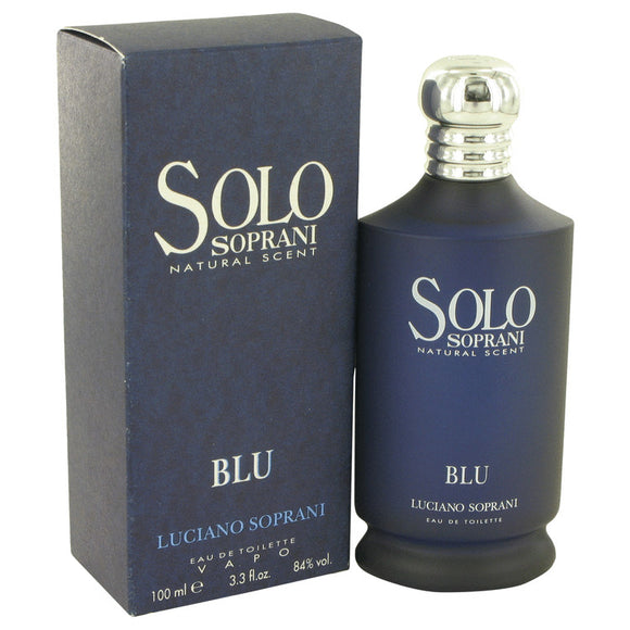 Solo Soprani Blu Eau De Toilette Spray By Luciano Soprani for Men 3.3 oz