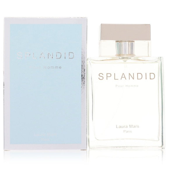 Splandid Pour Homme Eau De Parfum Spray By Laura Mars for Men 3.4 oz
