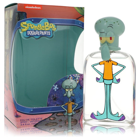 Spongebob Squarepants Squidward Eau De Toilette Spray By Nickelodeon for Men 3.4 oz