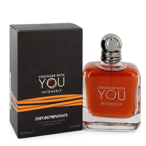 Stronger With You Intensely Eau De Parfum Spray By Giorgio Armani for Men 3.4 oz