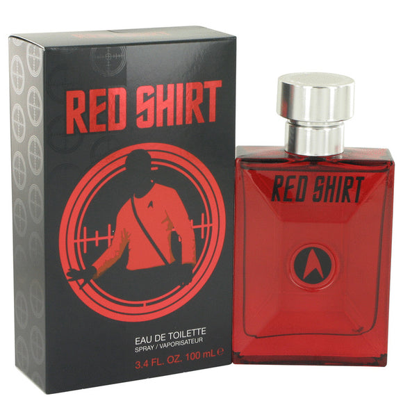 Star Trek Red Shirt Eau De Toilette Spray By Star Trek for Men 3.4 oz