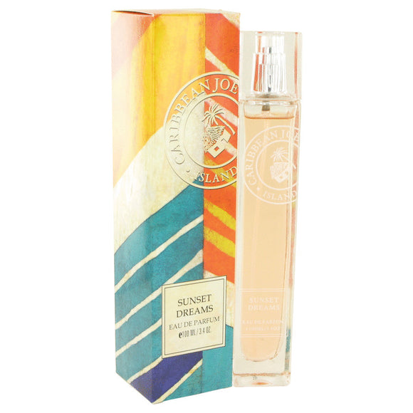 Sunset Dreams Eau De Parfum Spray (Manufacture filled) By Caribbean Joe for Women 3.4 oz
