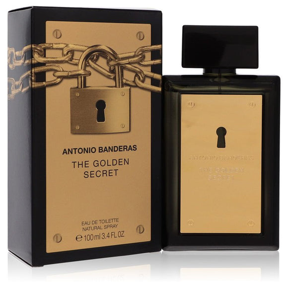 The Golden Secret Eau De Toilette Spray By Antonio Banderas for Men 3.4 oz