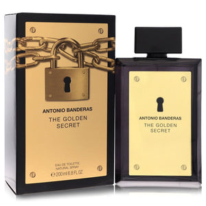The Golden Secret Cologne By Antonio Banderas Eau De Toilette Spray for Men 6.7 oz