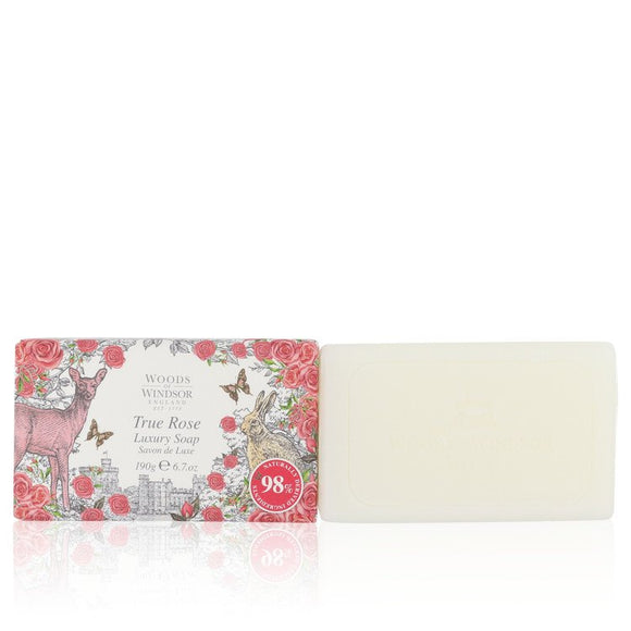 True Rose Soap By Woods of Windsor for Women 6.7 oz